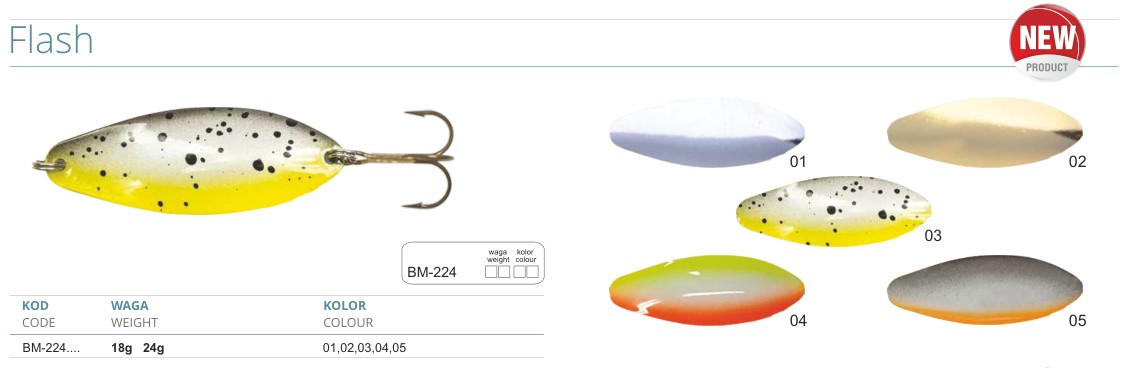 ŽLICA FLASH 18G C04 MISTRALL LEMONCRACKER